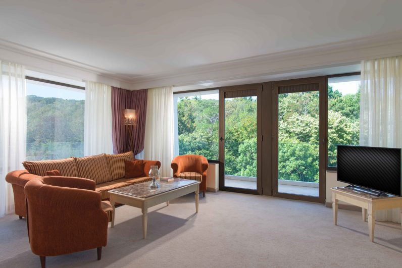 corner park view sofa